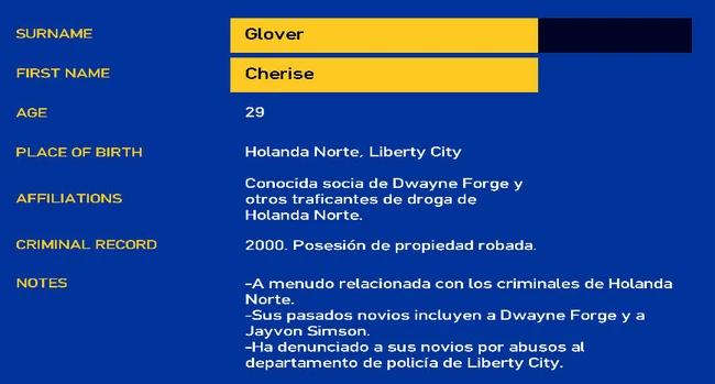 FichaCheriseGlover