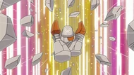 EP597 Regirock usando roca afilada