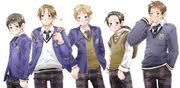 GakuenHetalia boys