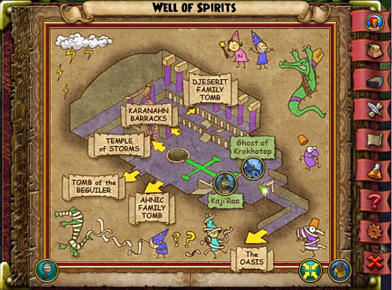 Well of Spirits Map