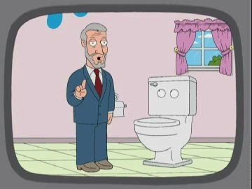 family guy toilet