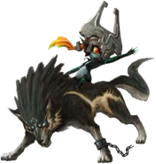 Wolf Link and Midna Artwork