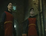 Katie Bell and Harry Potter in 1996