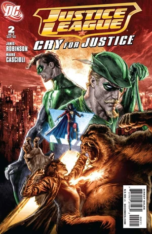 Cover for Justice League: Cry for Justice #2