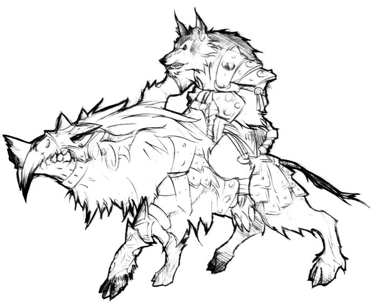 world of warcraft worgen mount. World Of Warcraft Worgen Mount