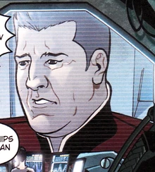 Captain Newton in 2387.