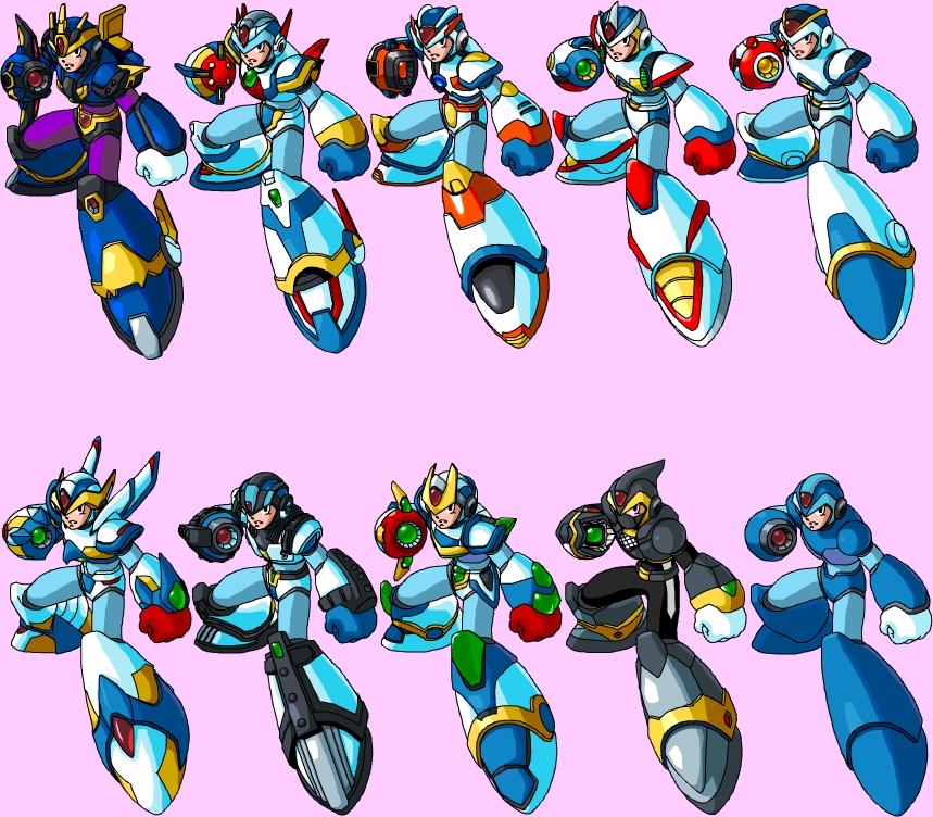 megaman x8 neutral armor