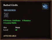 Barbed Girdle