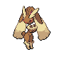 Imagen de Lopunny macho o hembra en  Pokémon Oro HeartGold y Plata SoulSilver