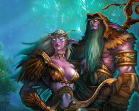 Ett par Night Elves