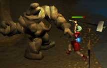 Living rock caverns