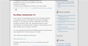 Farrago Recent Comments Hack
