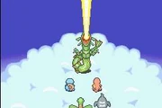 Rayquaza disparando Hiper Rayo