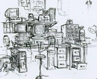 Lab props desk