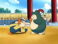EP426 Snorlax vs Hariyama