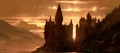 Hogwarts castle sunset 01 (Concept Artwork for HP2 movie).JPG