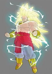 Goku ssj4 vs broly ssj3 by opunu