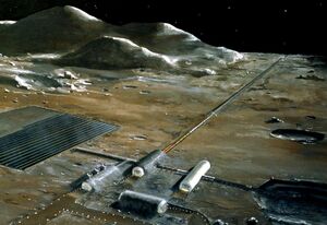 Lunar mass driver