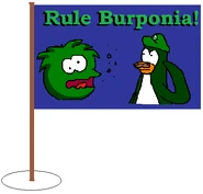 Burponia Mini Flag