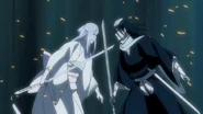 Sode no shirayuki in equal footing with byakuya
