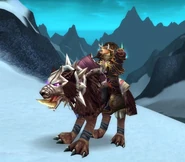 Swift Burgundy Wolf