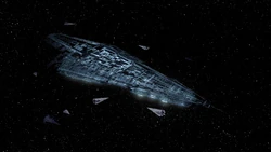 The Executor under construction in the Scarl system.