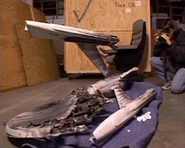 USS Enterprise debris model