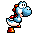 Yoshi Sprite Cyan
