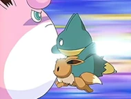 EP458 Wigglytuff bloqueando los ataques