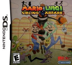 Mario & Luigi Sibling Warfare New Boxart