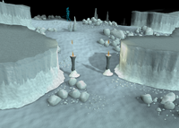 Icy cavern