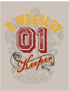R. Weasley 01 Keeper Quidditch™ Poster - Harry Potter and the Half-Blood Prince™