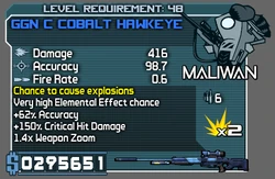 GGN C Cobalt Hawkeye