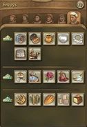Menu envoy