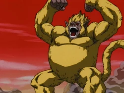 Goku in the Golden Great Ape form