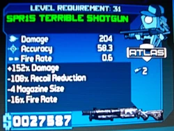 Atlas SPR15 Shotgun