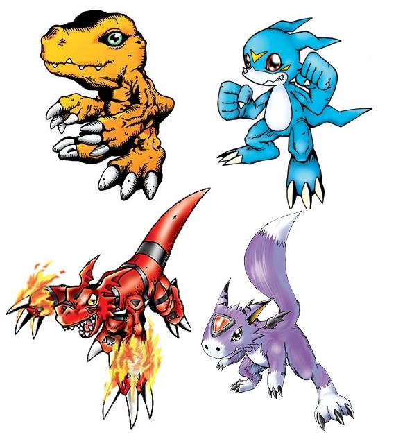 Digimon Greymon Family