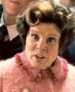 Close-up - Dolores Umbridge when she discovered the Dumbledore's Army