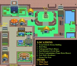 Eterna City Marked