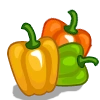 Multi-colored bell pepper-icon