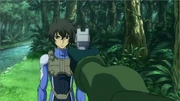 Lockon targeting Setsuna