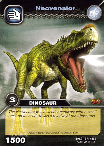 dinosaur king neovenator