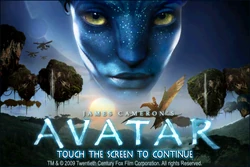 AVATAR iPhone game main screen