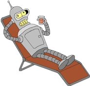 Bender drinking 3