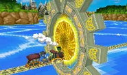 Space-time Gate in Use