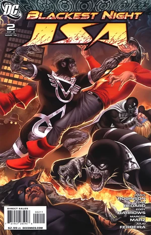 Cover for Blackest Night: JSA #2