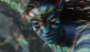 Neytiri in warpaint (red-cyan)