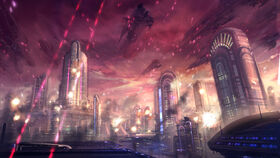 Coruscant bombardement