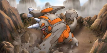 Ilustración de Rhyperior en el TCG
