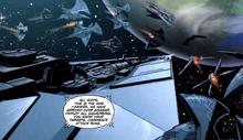 Sith forces over Agamar